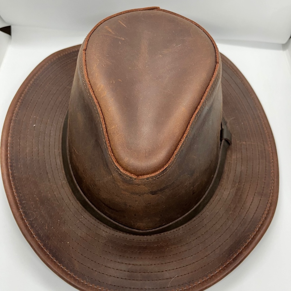 Leather hat